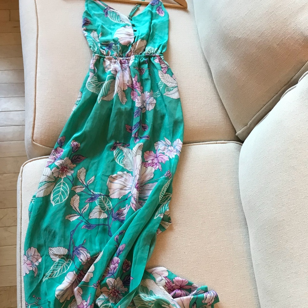 Yumi Kim 100% silk maxi dress